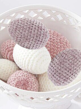 Set/3 Crocheted Easter Eggs